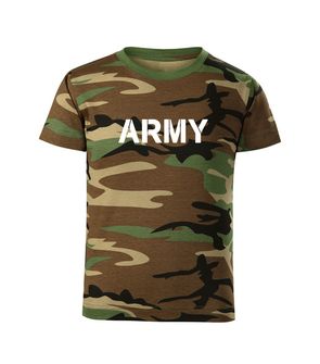 DRAGOWA Παιδικό κοντό στρατιωτικό μπλουζάκι, καμουφλάζ