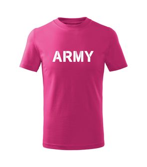 DRAGOWA Παιδικό κοντό T-shirt Army, ροζ