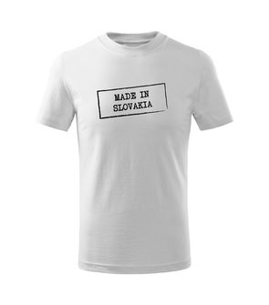 DRAGOWA Παιδικό κοντό T-shirt Made in Slovakia, λευκό