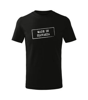 DRAGOWA Παιδικό κοντό T-shirt Made in Slovakia, μαύρο