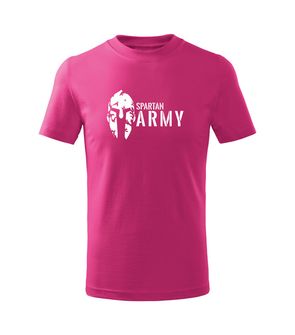 DRAGOWA Παιδικό κοντό μπλουζάκι Spartan army, ροζ