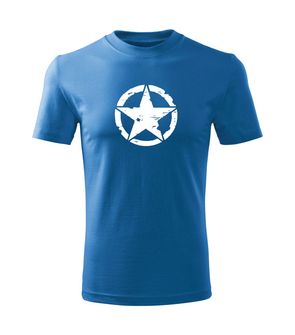DRAGOWA Παιδικό κοντό μπλουζάκι Star, μπλε