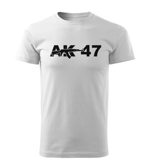 DRAGOWA κοντό μπλουζάκι AK-47, λευκό 160g/m2