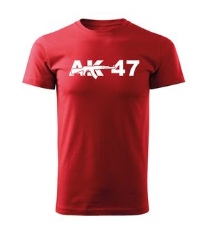 DRAGOWA κοντό μπλουζάκι AK-47, κόκκινο 160g/m2