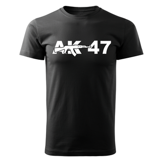 DRAGOWA κοντό μπλουζάκι AK-47, μαύρο 160g/m2
