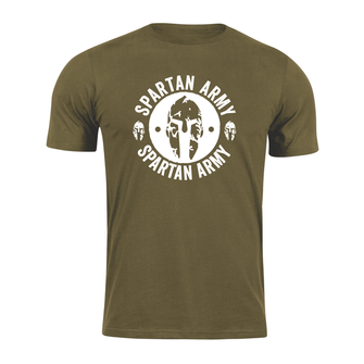 DRAGOWA κοντό T-shirt spartan army Αρχέλαος, λαδί 160g/m2