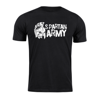 DRAGOWA κοντό T-shirt spartan army Ariston, μαύρο 160g/m2