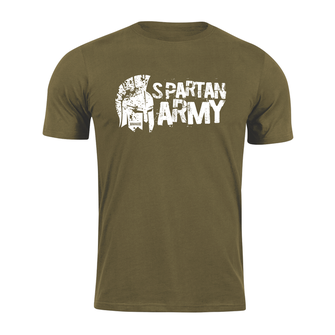 DRAGOWA κοντό T-shirt spartan army Ariston, λαδί 160g/m2