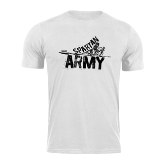 DRAGOWA κοντό T-shirt spartan army Nabis, λευκό 160g/m2