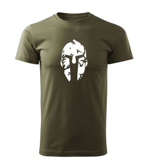 DRAGOWA κοντό T-shirt spartan, λαδί 160g/m2
