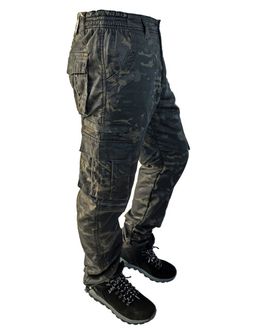 Ανδρικό μονωμένο παντελόνι loshan Ragnar pattern dark camo