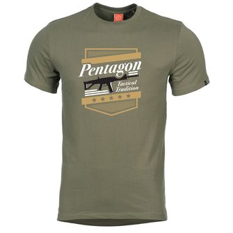 T-shirt Pentagon A.C.R., λαδί