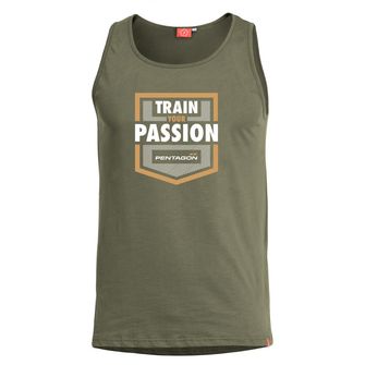 Pentagon Astir Train your passion μπλουζάκι, λαδί