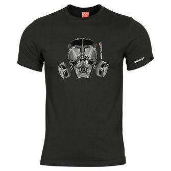 Pentagon Gas Mask T-shirt, μαύρο
