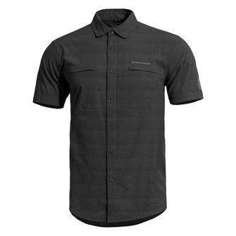 Pentagon Ripple κοντομάνικο πουκάμισο, μαύρο