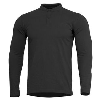 Pentagon Romeo Henley 2.0 μακρυμάνικο t-shirt, μαύρο