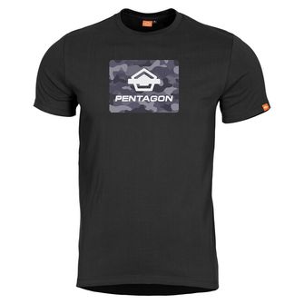 Pentagon Spot Camo T-shirt, μαύρο