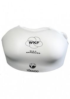 TOKAIDO Προστατευτικό στήθους WKF, λευκό