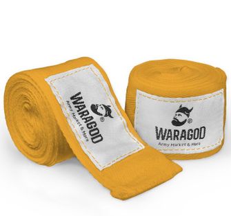 WARAGOD επίδεσμοι πυγμαχίας 2,5m, κίτρινοι