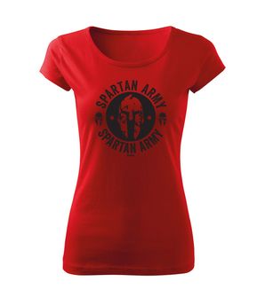 DRAGOWA γυναικείο κοντό T-shirt Archelaos, κόκκινο 150g/m2