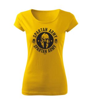DRAGOWA γυναικείο κοντό T-shirt Archelaos, κίτρινο 150g/m2
