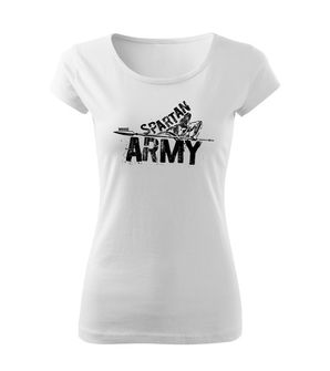 DRAGOWA γυναικείο κοντό T-shirt Nabis, λευκό 150g/m2