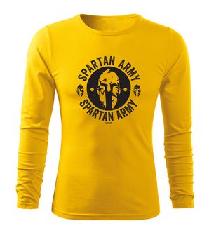 DRAGOWA Fit-T μακρυμάνικο μπλουζάκι Archelaos, κίτρινο 160g/m2