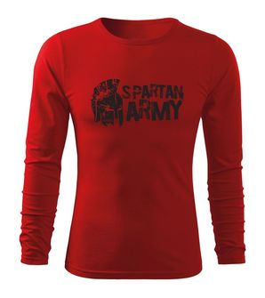 DRAGOWA Fit-T μακρυμάνικο μπλουζάκι Ariston, κόκκινο 160g/m2