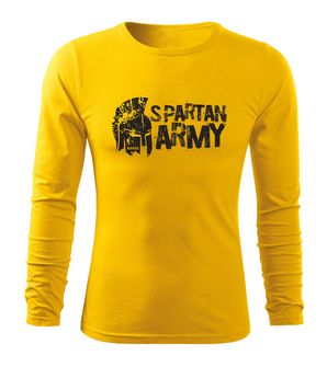 DRAGOWA Fit-T μακρυμάνικο μπλουζάκι Ariston, κίτρινο 160g/m2