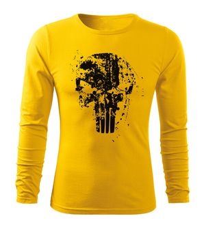 DRAGOWA Fit-T μακρυμάνικο μπλουζάκι Frank The Punisher, κίτρινο 160g/m2