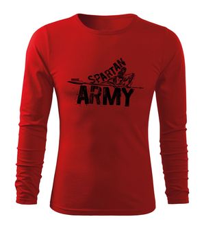 DRAGOWA Fit-T μακρυμάνικο T-shirt Nabis, κόκκινο 160g/m2