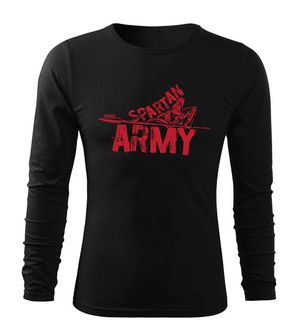 DRAGOWA Fit-T μακρυμάνικο t-shirt RedNabis, μαύρο 160g/m2