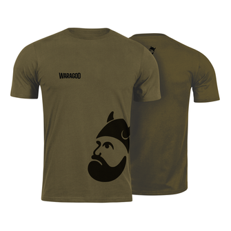 Waragod κοντό μπλουζάκι BigMERCH, ελιά 160g/m2