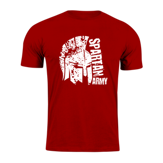 DRAGOWA κοντό T-shirt spartan army Leon, κόκκινο 160g/m2