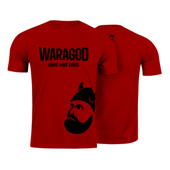 Waragod κοντό μπλουζάκι StrongMERCH, κόκκινο 160g/m2