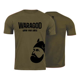 Waragod κοντό μπλουζάκι StrongMERCH, ελιά 160g/m2