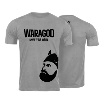 Waragod κοντό μπλουζάκι StrongMERCH, γκρι 160g/m2