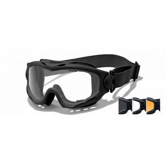 WILEY X τακτικά γυαλιά SPEAR - καπνός + διαφανείς φακοί + ελαφριά σκουριά / ματ μαύρο πλαίσιο