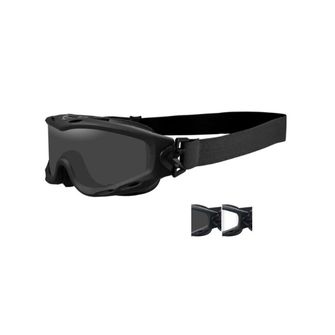 WILEY X τακτικά γυαλιά SPEAR - καπνός + διαφανείς φακοί / ματ μαύρο πλαίσιο