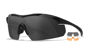 Γυαλιά ασφαλείας WILEY X VAPOR 2.5 με εναλλάξιμους φακούς, μαύρο